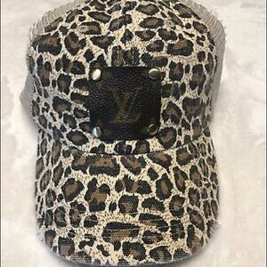 Leopard blonde Repurposed Louis Vuitton Patch